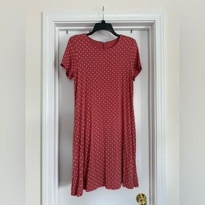 Old Navy Pink Polka Dot Mini Dress NWOT